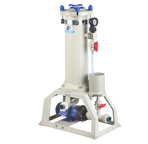 電鍍鎳過濾機的耐酸堿泵為何不抽水？